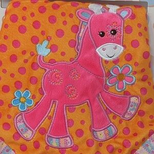 𝅺Mary Meyer Lovey Jasmine Giraffe Cozy Blanket Baby Security New